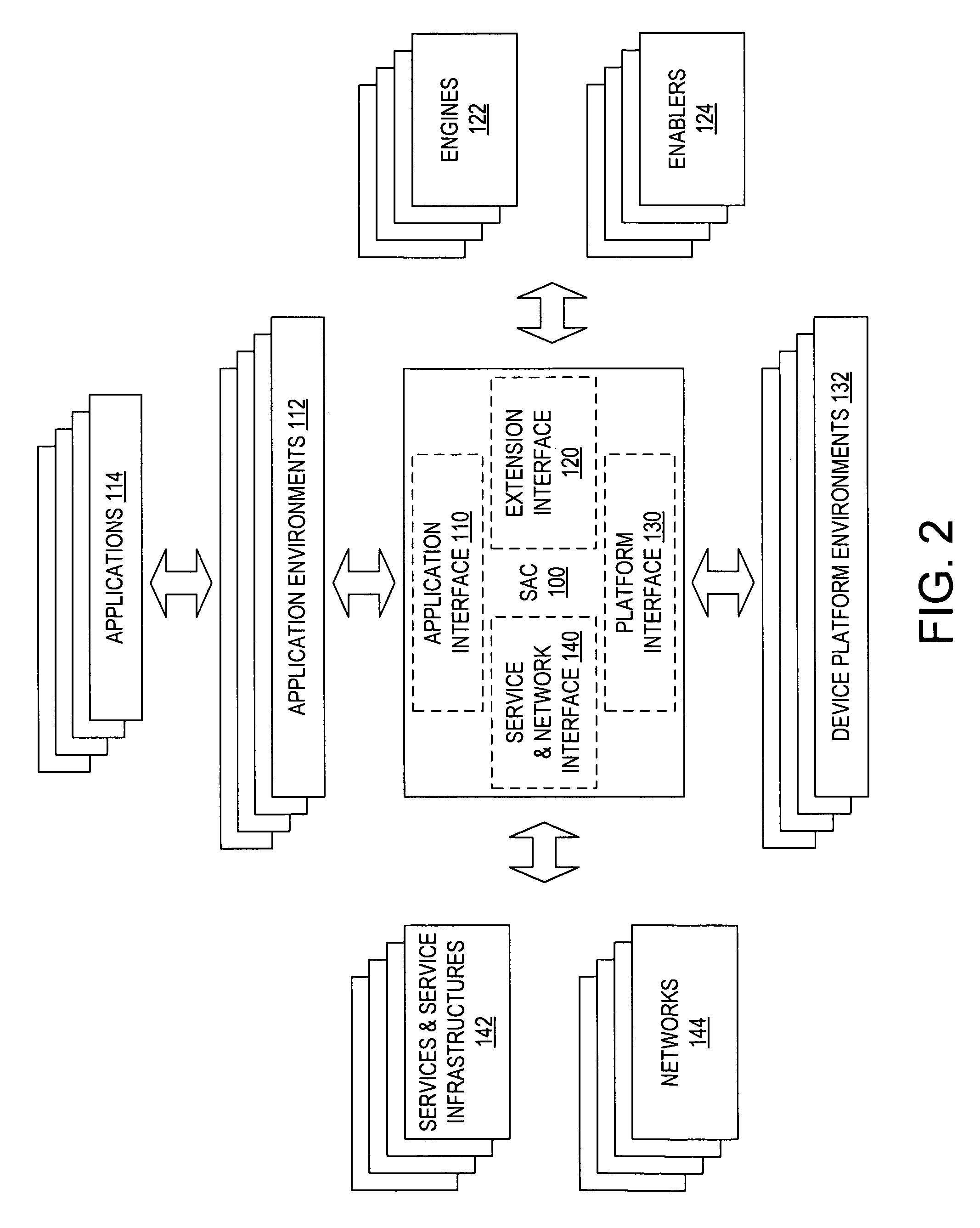 System, method and apparatus for controlling multiple applications and services on a digital electronic device