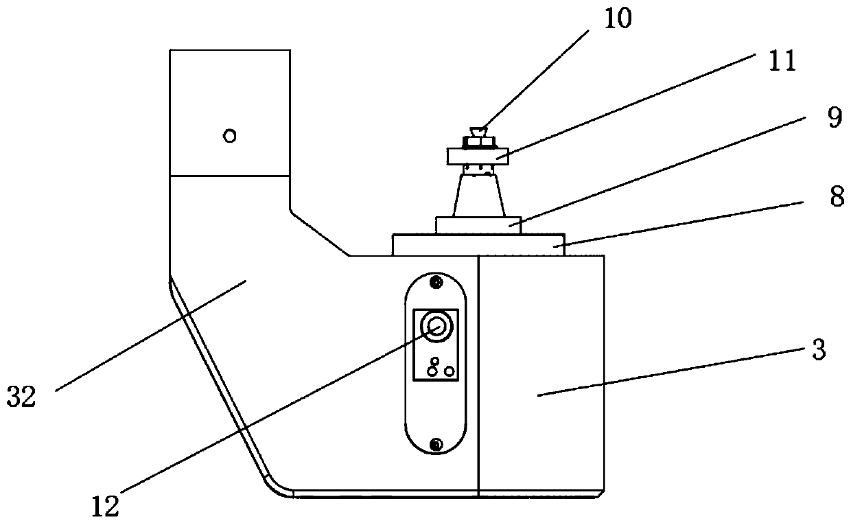 Horizontal harmonic reduction rotating working table