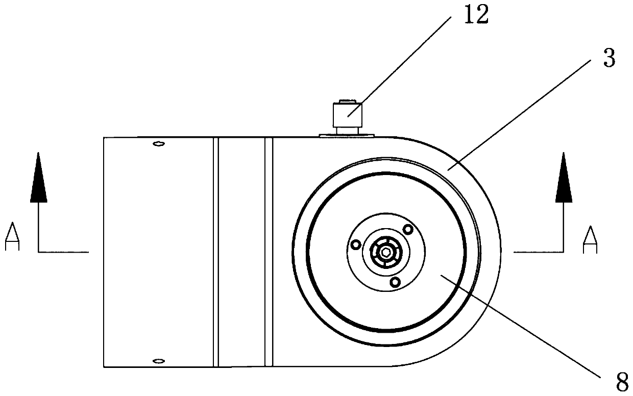 Horizontal harmonic reduction rotating working table