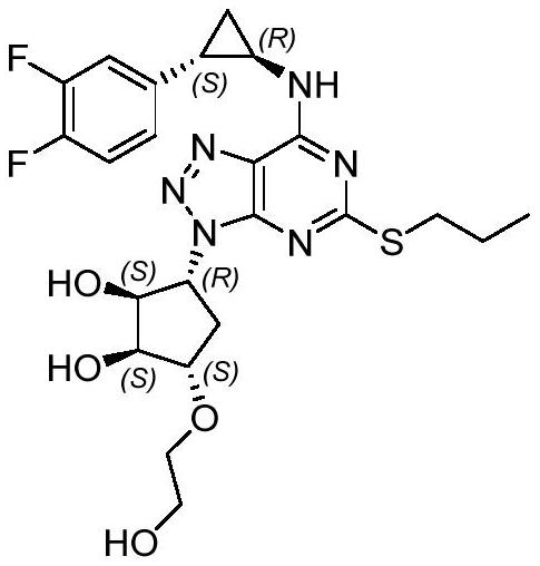 A kind of synthetic method of ticagrelor intermediate