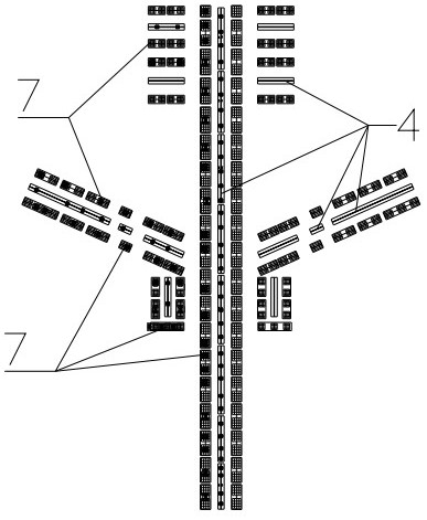 Debugging method of air balance system of airplane paint spraying hangar