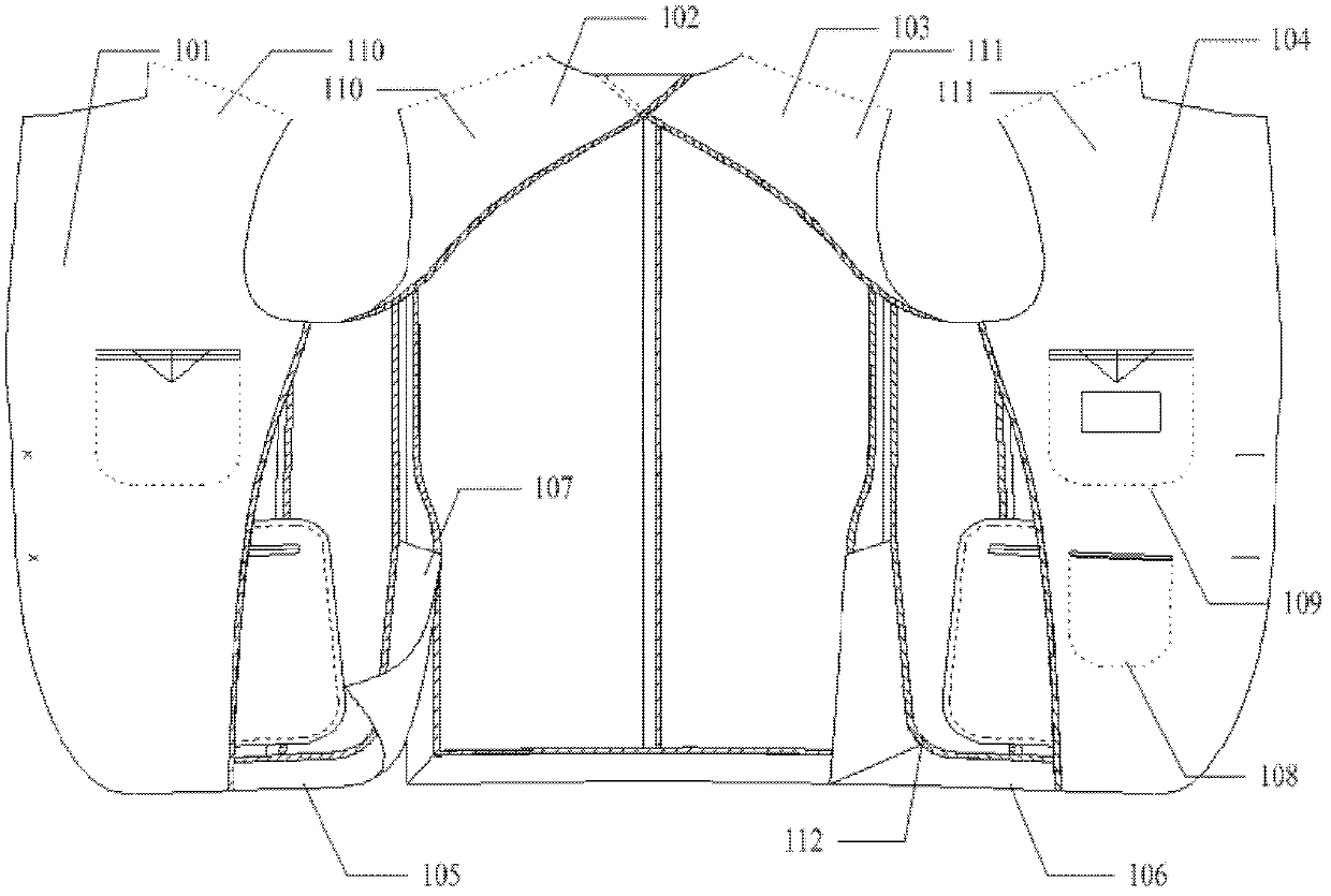 Method for manufacturing light and thin suit