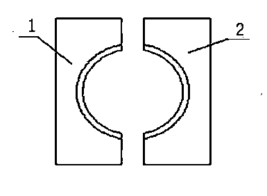 Friction press mould base and mould structure