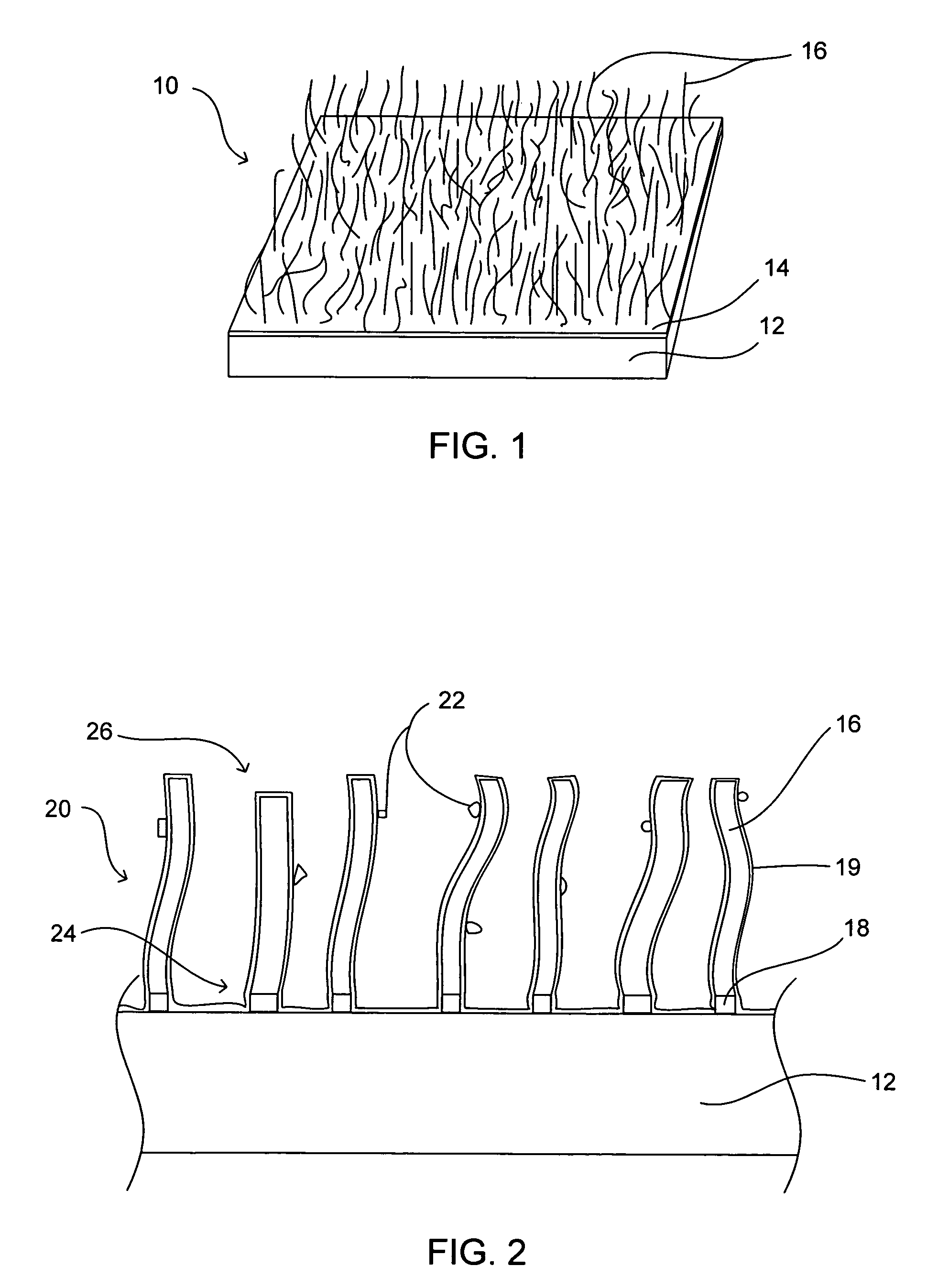 Free-standing nanowire method for detecting an analyte in a fluid