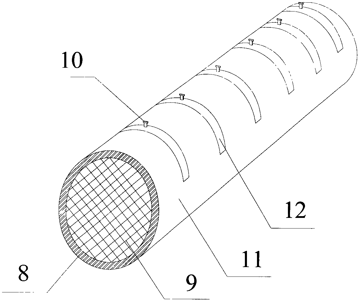 Method for constructing agricultural drainage and ecological purification system