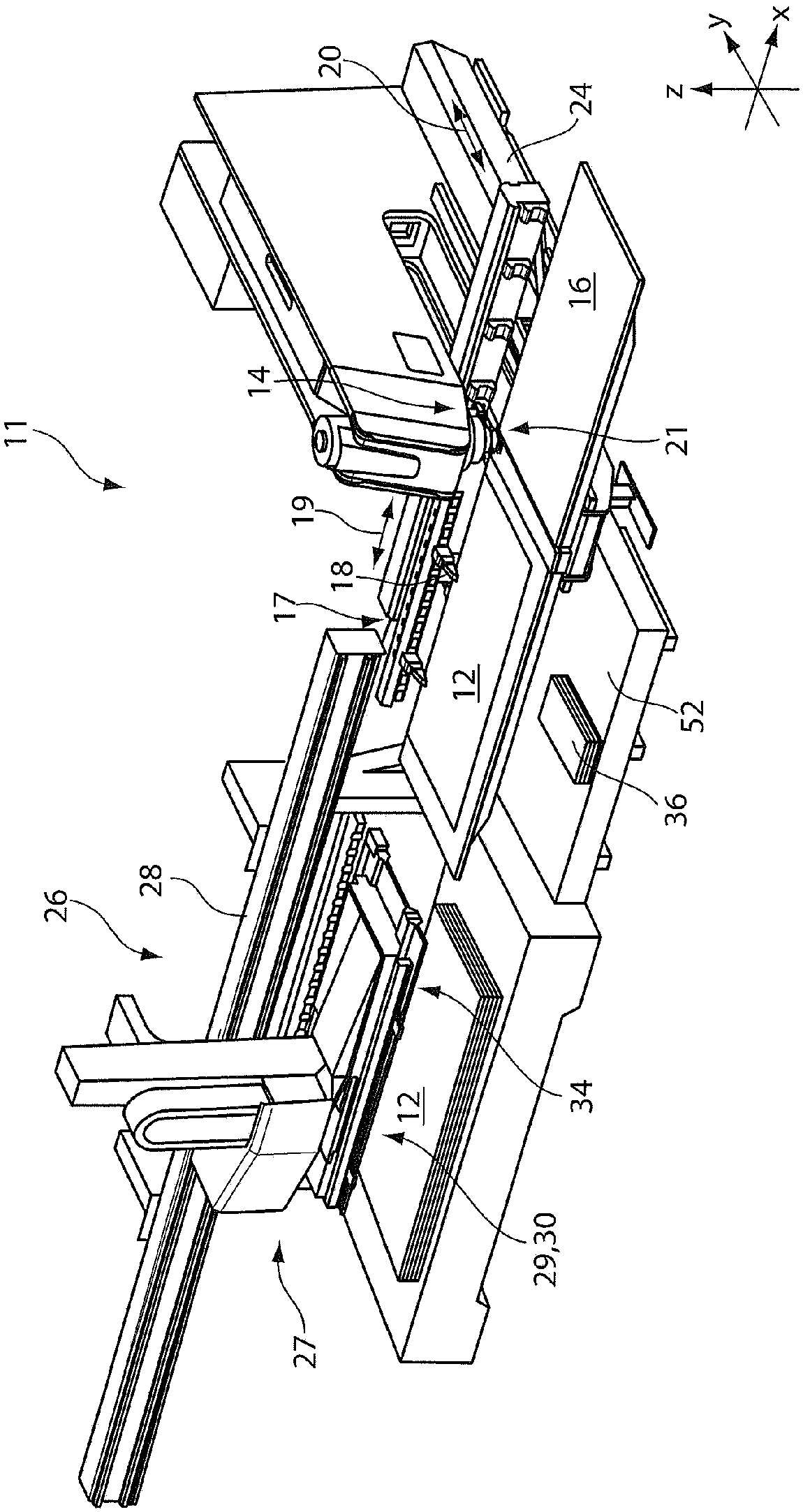 Method and device for inspecting the condition of vacuum suction units of gripping device