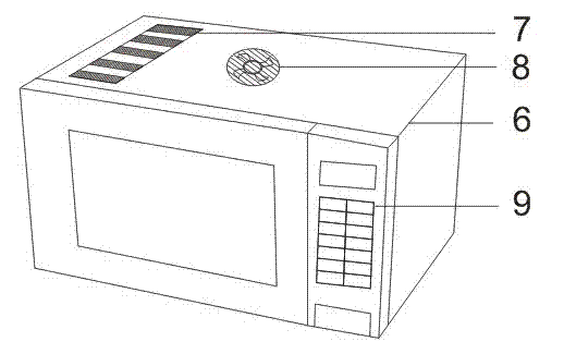 Refrigeration microwave oven based on semiconductor refrigeration