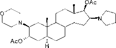 Method for preparing rocuronium bromide midbody compound crystal