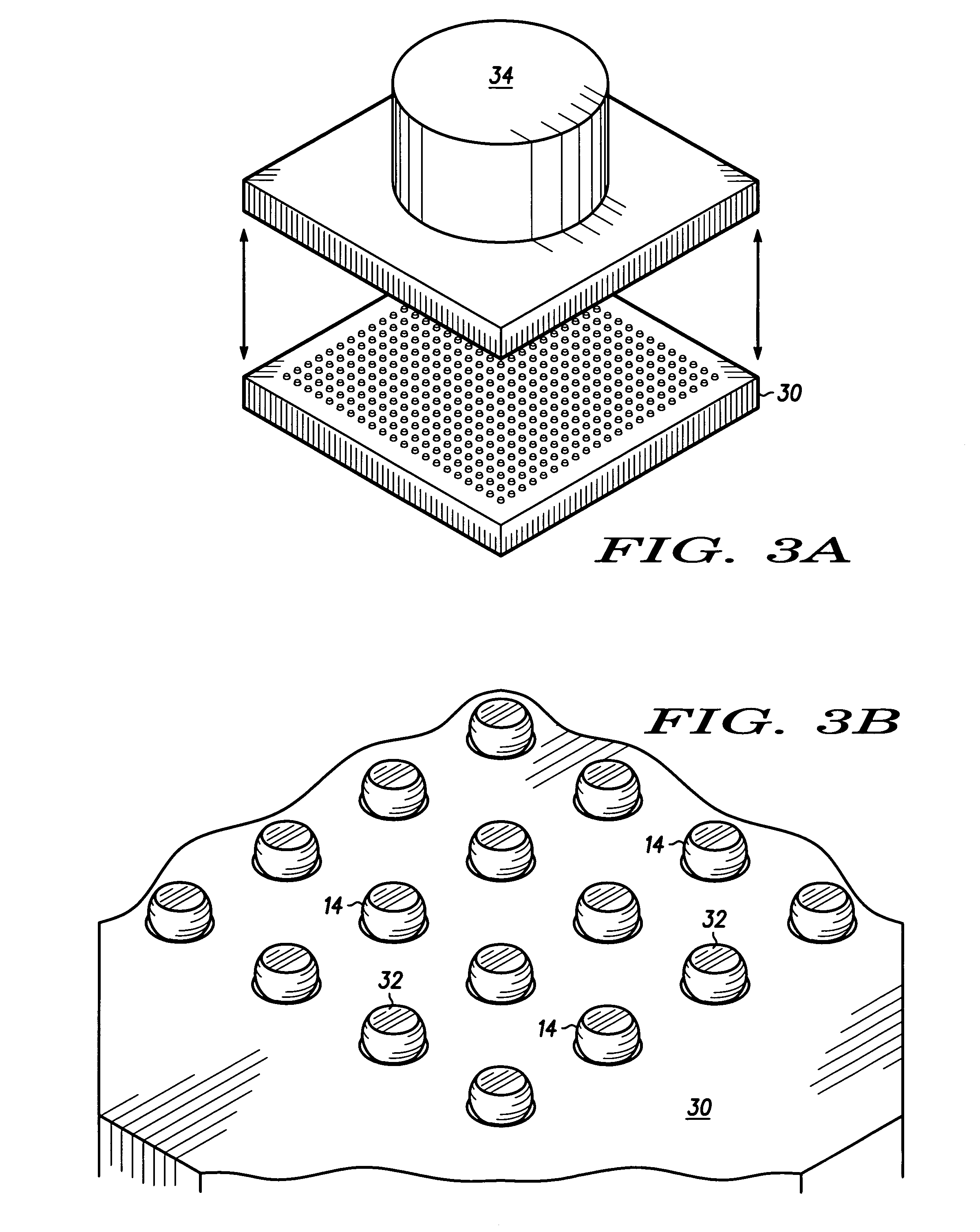 Method of forming land grid array packaged device