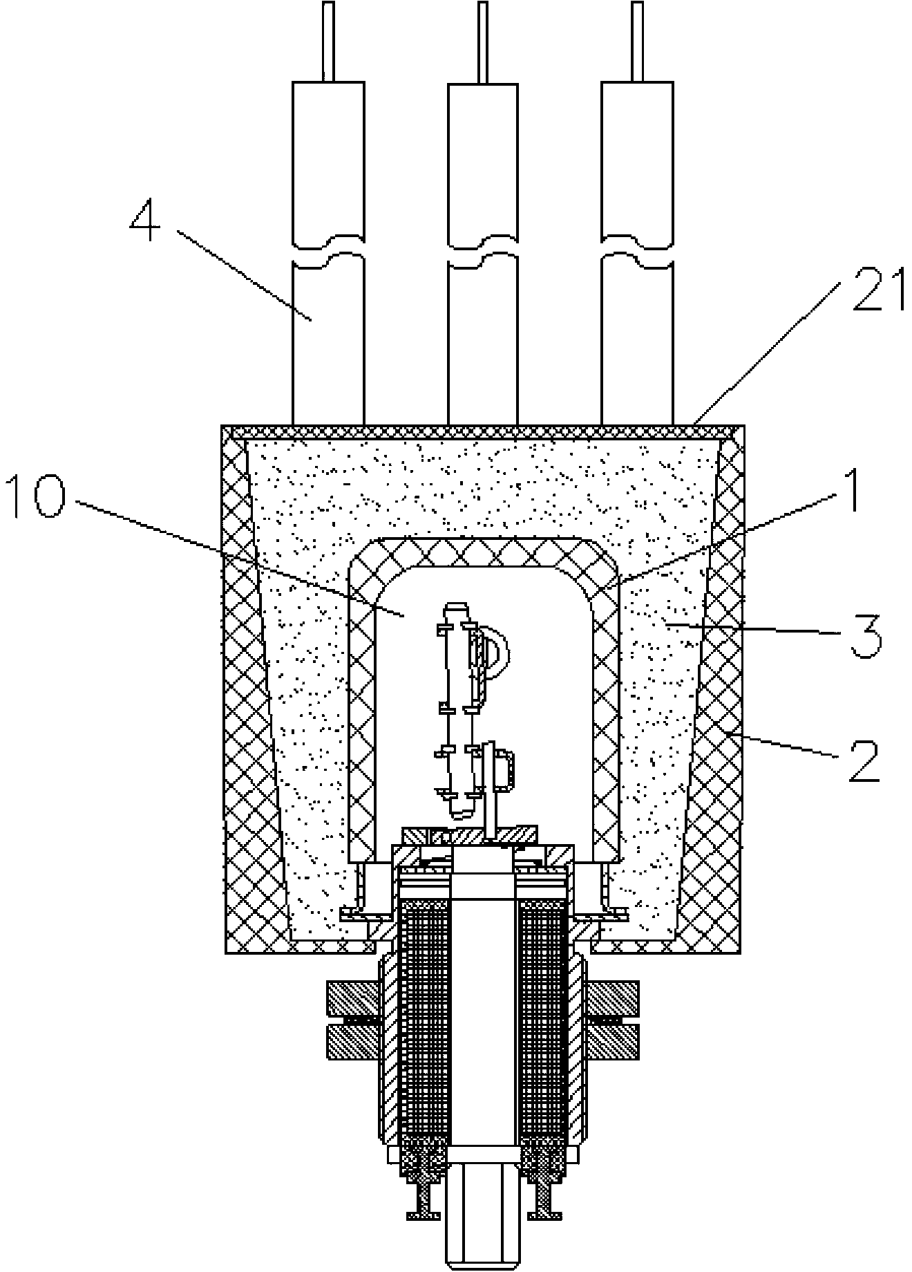 Inflatable type high-voltage relay