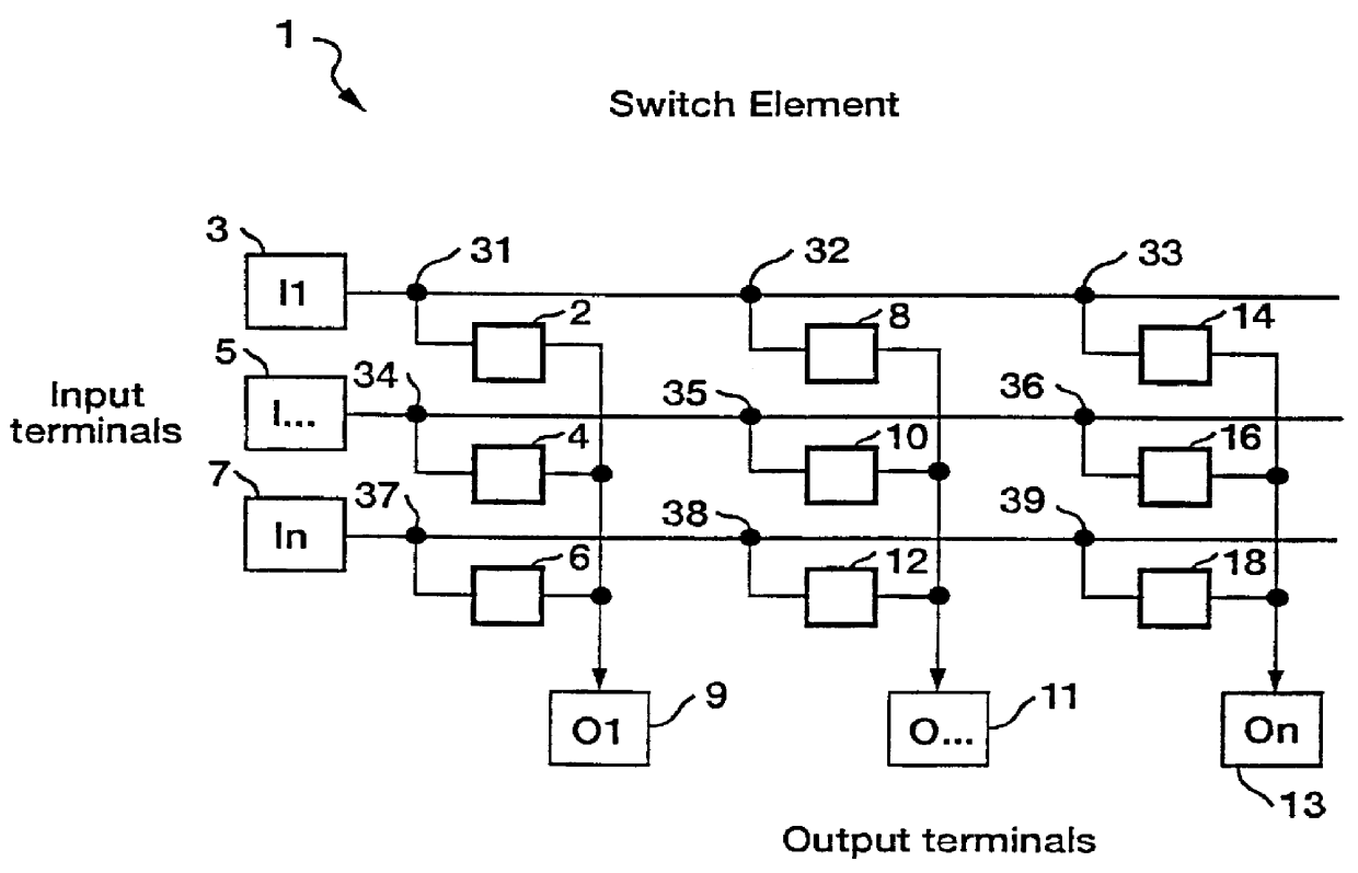 ATM architecture and switching element