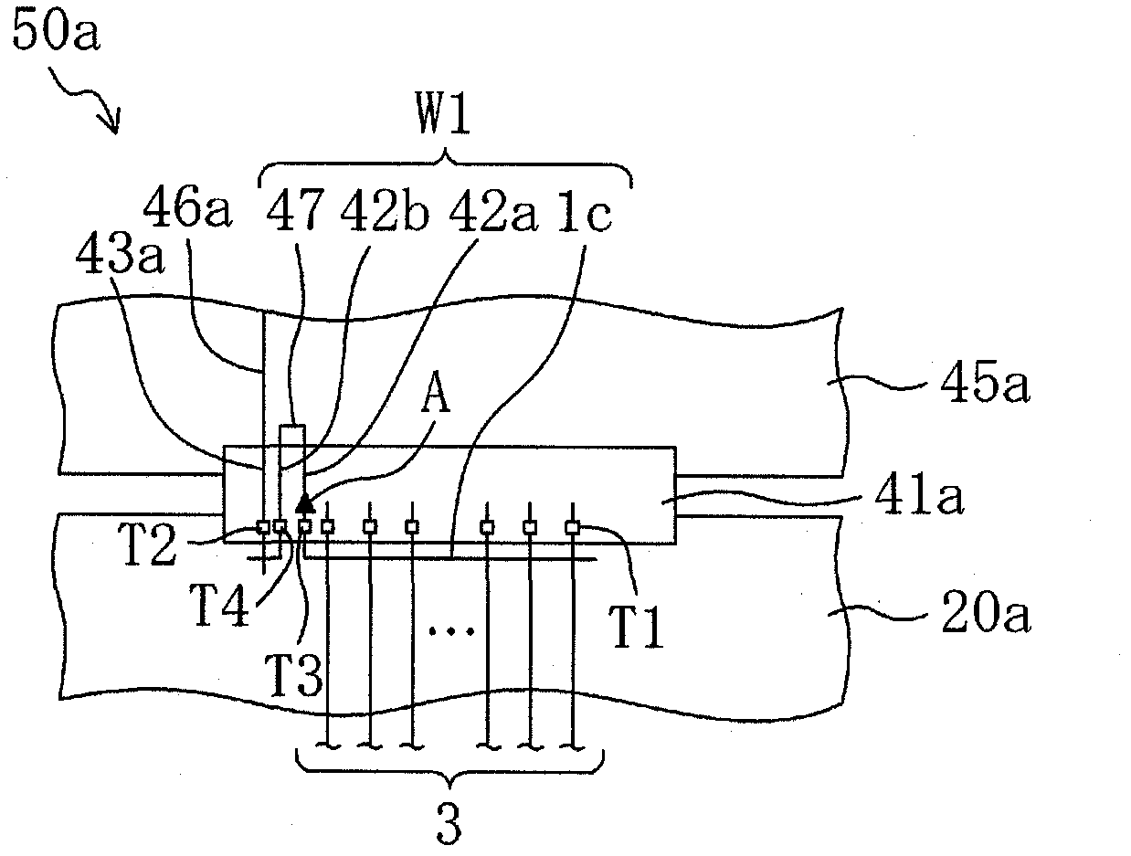 Display apparatus and manufacturing method therefor, and active matrix circuit board