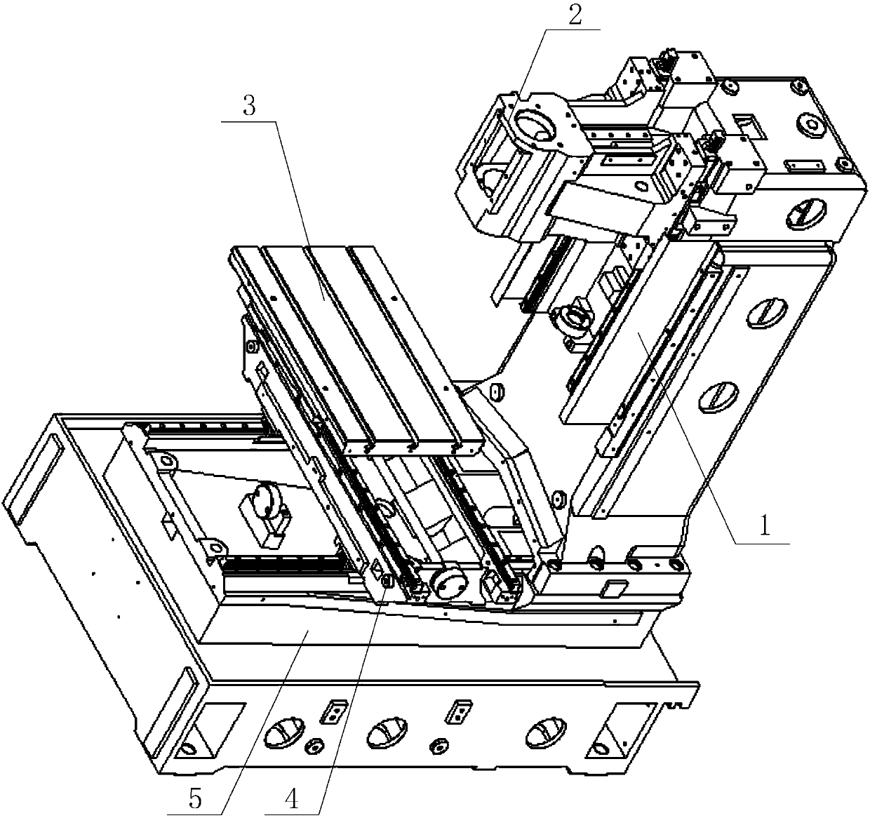 Machining center mechanism
