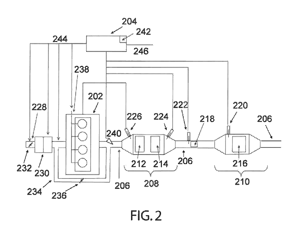 Radio frequency system and method for monitoring engine-out exhaust constituents