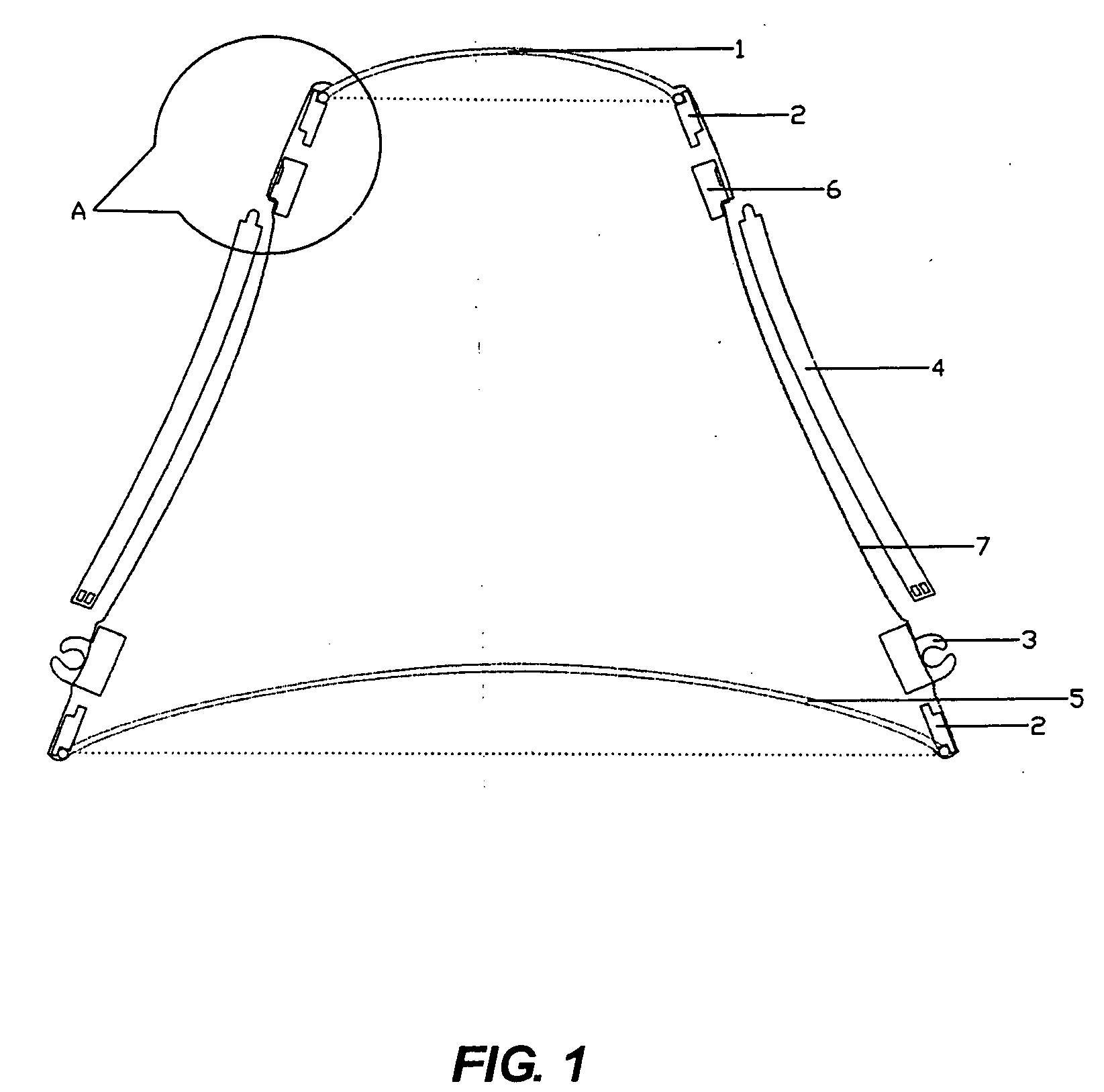 Composite framework of lampshade and manufacturing method