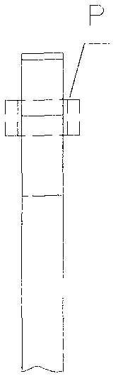 Connection structure for electromagnetic switch draw bar and shifting fork of starter