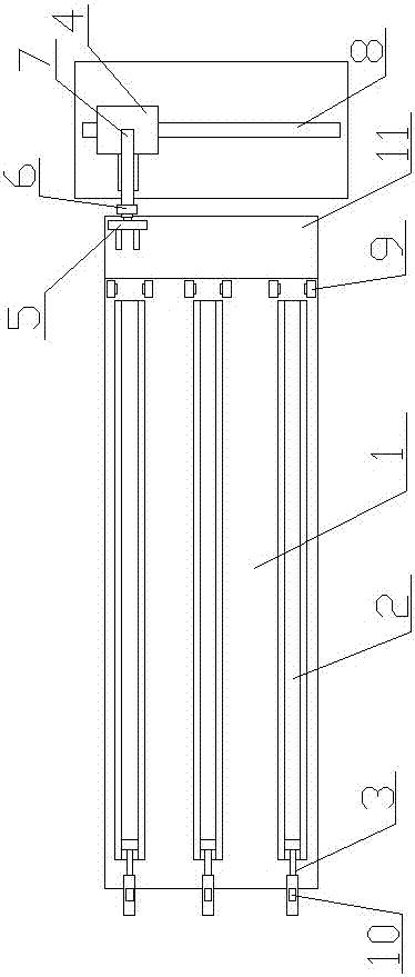 Automatic oil smearing device for wire wheel covers of automobile glass lifter