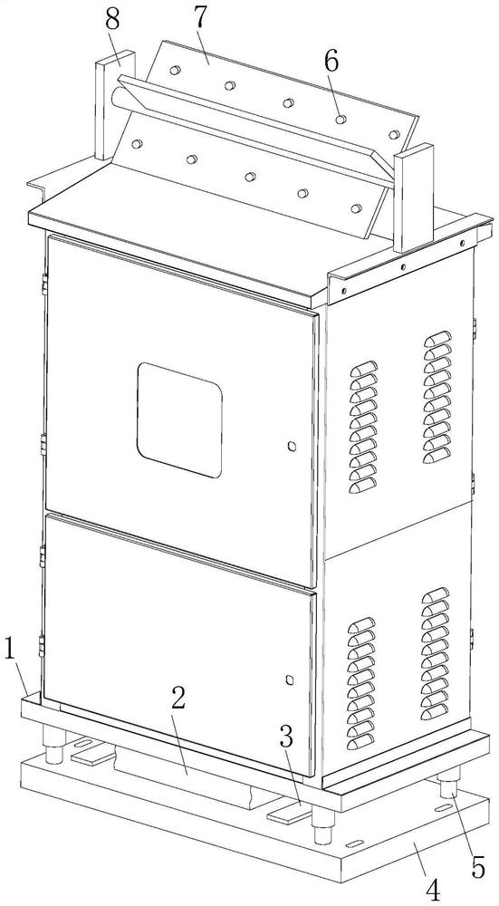 Intelligent power distribution cabinet for power transmission and distribution network