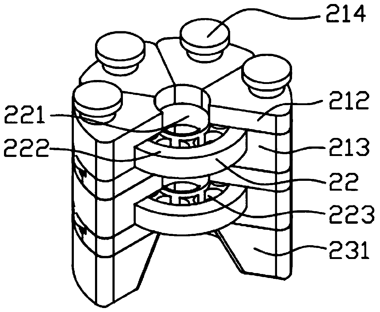 Self-adaptive joint for suction pipe