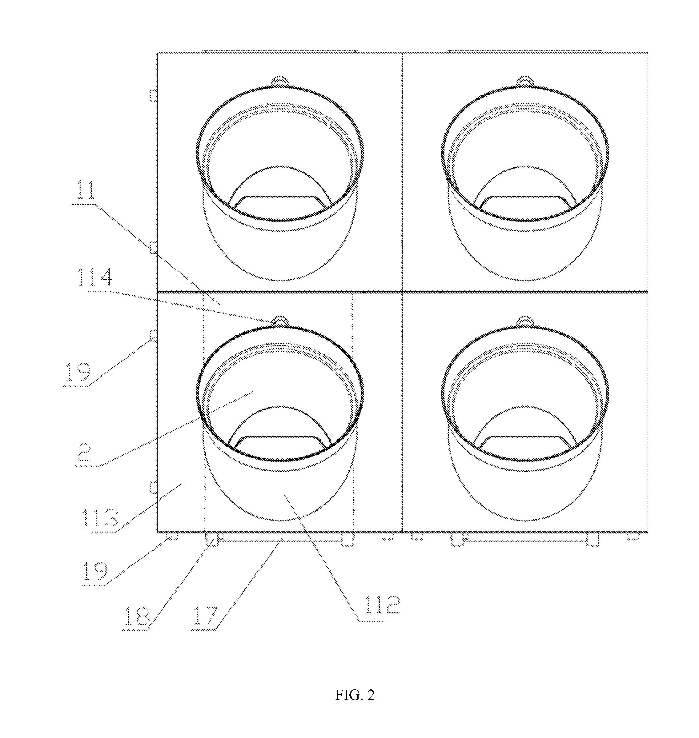 Self-infiltration irrigation, assemblable, obliquely inserted modular multifunctional wall greening apparatus