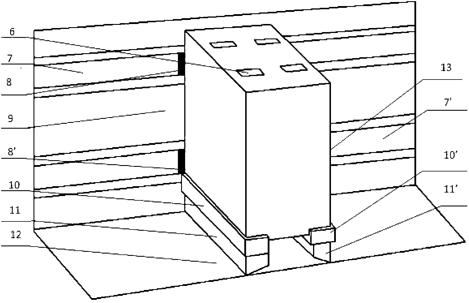 Powder conveying and paving mechanism linked with power bed