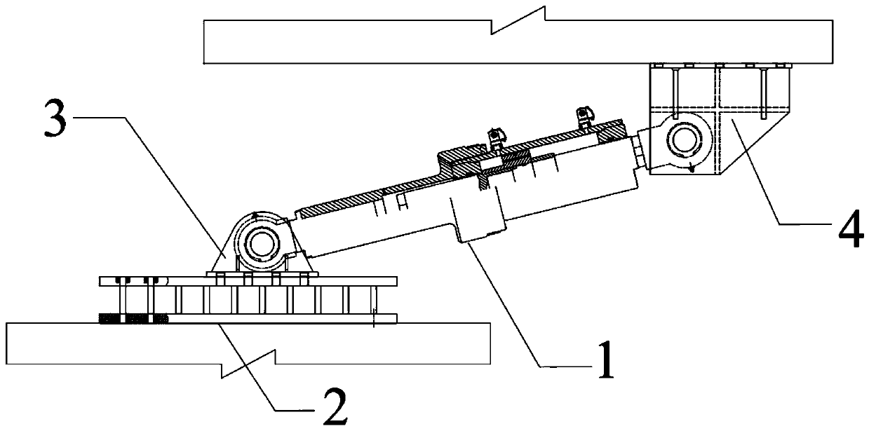 Novel beam-fall-preventing damper and damping system comprising novel beam-fall-preventing dampers