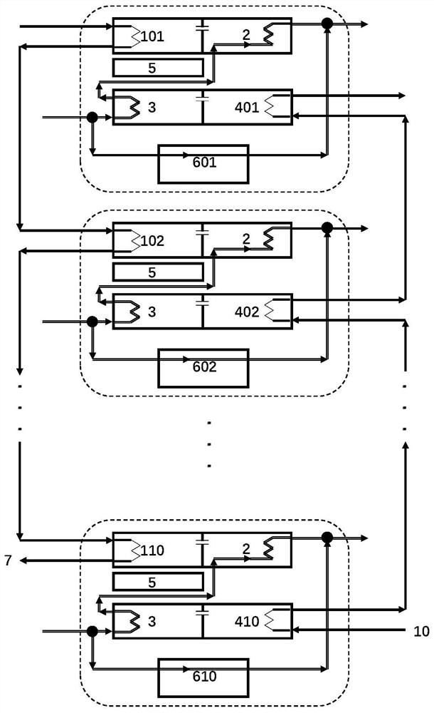 Absorption heat exchanger capable of realizing multi-area independent heat supply