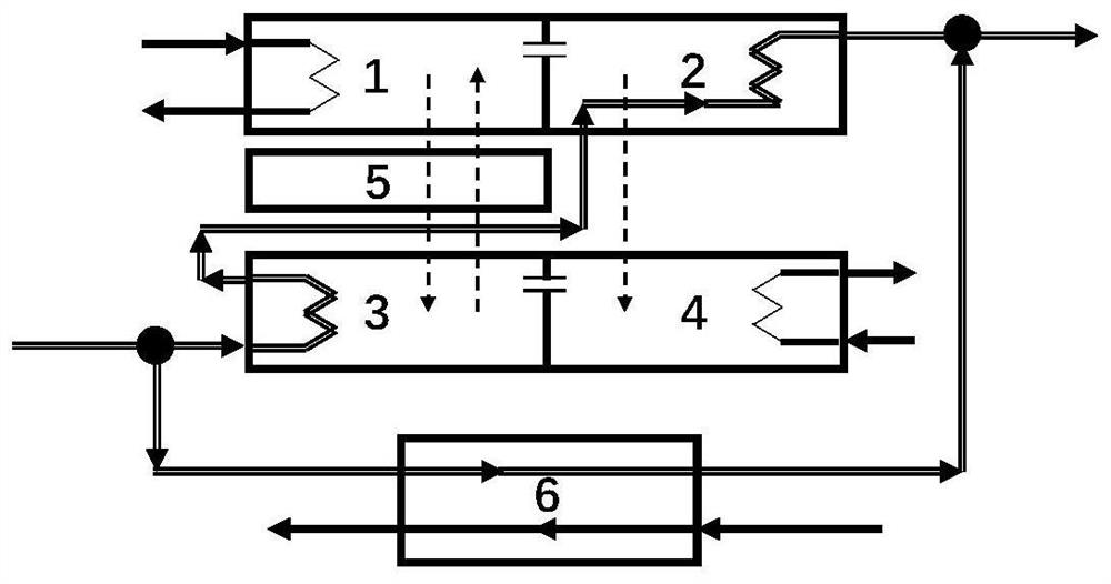 Absorption heat exchanger capable of realizing multi-area independent heat supply