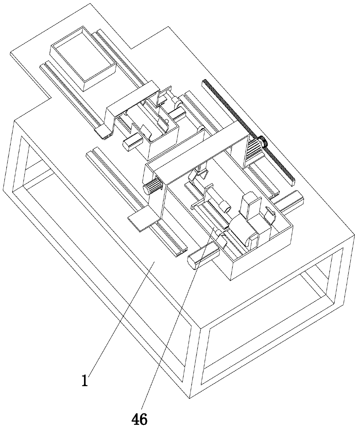 Piston pin dismounting machine tool