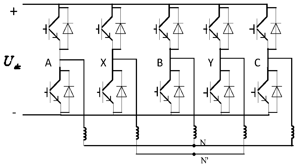 One-phase open-circuit fault-tolerant control method for six-phase permanent magnet synchronous motor