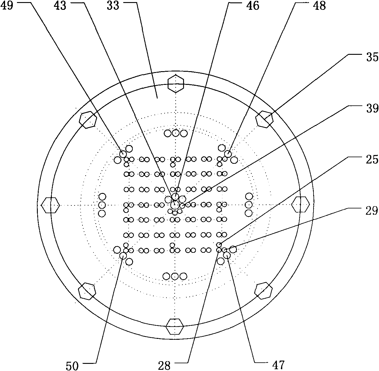 Three-dimensional exploitation simulated experiment apparatus for natural gas hydrate