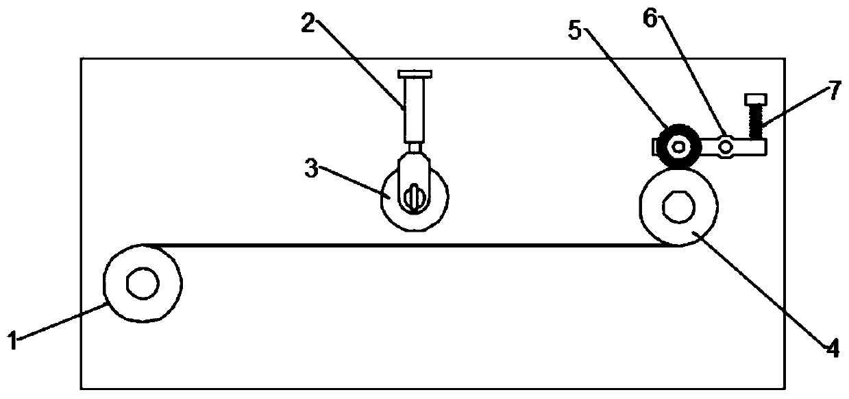 A film cutting device based on polymer material