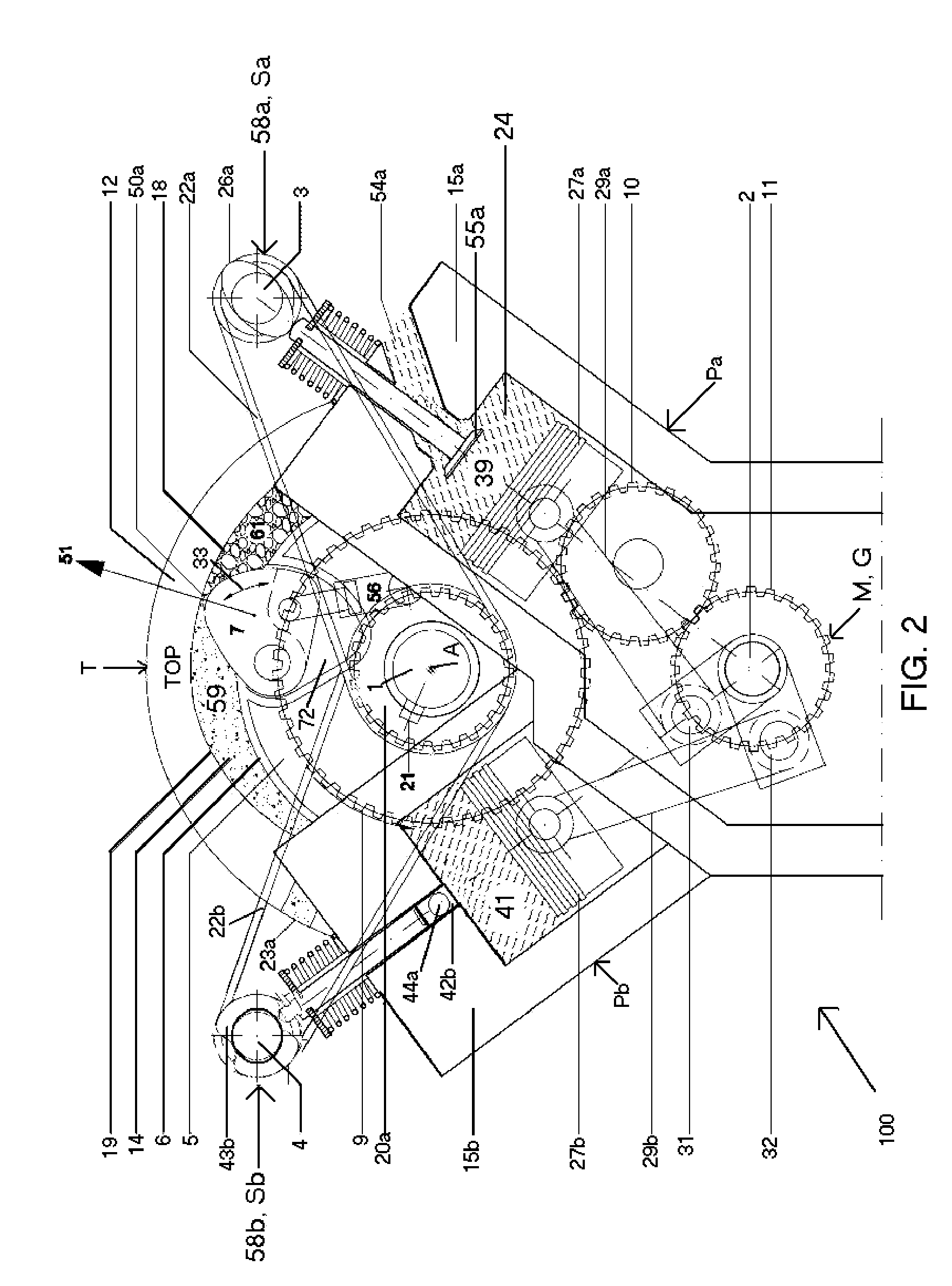 Combination Piston and Variable Blade Turbine Internal Combustion Engine