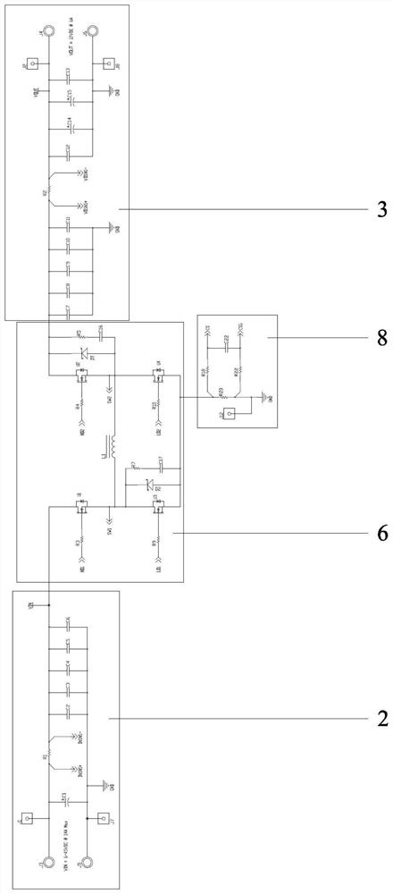 DC power supply control circuit applied to multi-primary-color film and television lamp