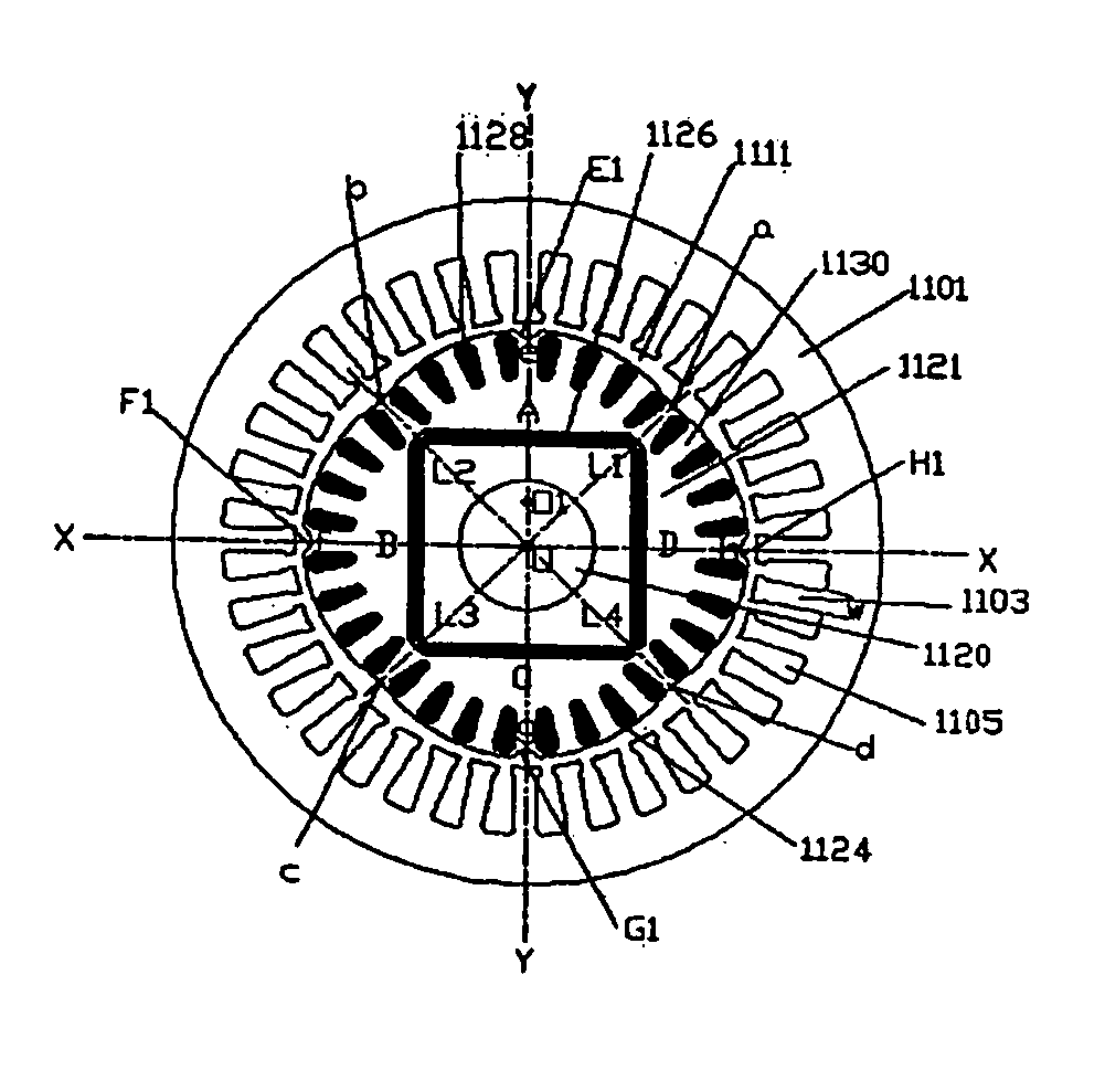 Rotor structure of line-start permanent magnet synchronous motor