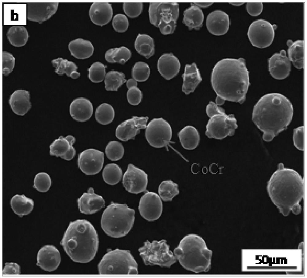 High sphericity Cr base alloy-tib  <sub>2</sub> Micronano powder and preparation method thereof