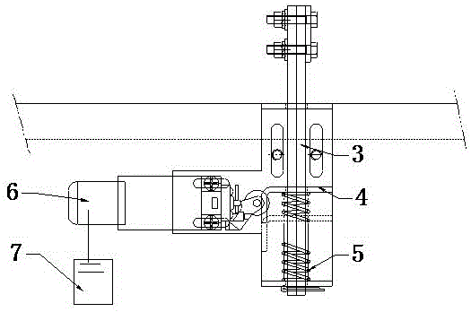 Anti-lifting safety device for rear plate of escalator