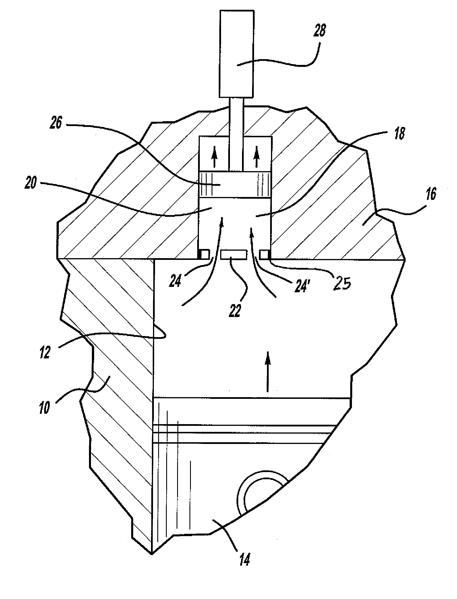 Combined variable compression ratio and passive ignition system