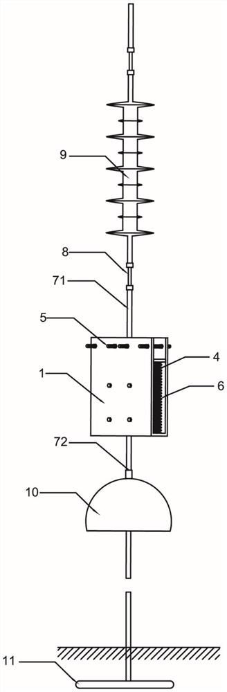 A large-stroke dance suppression damper for transmission wires