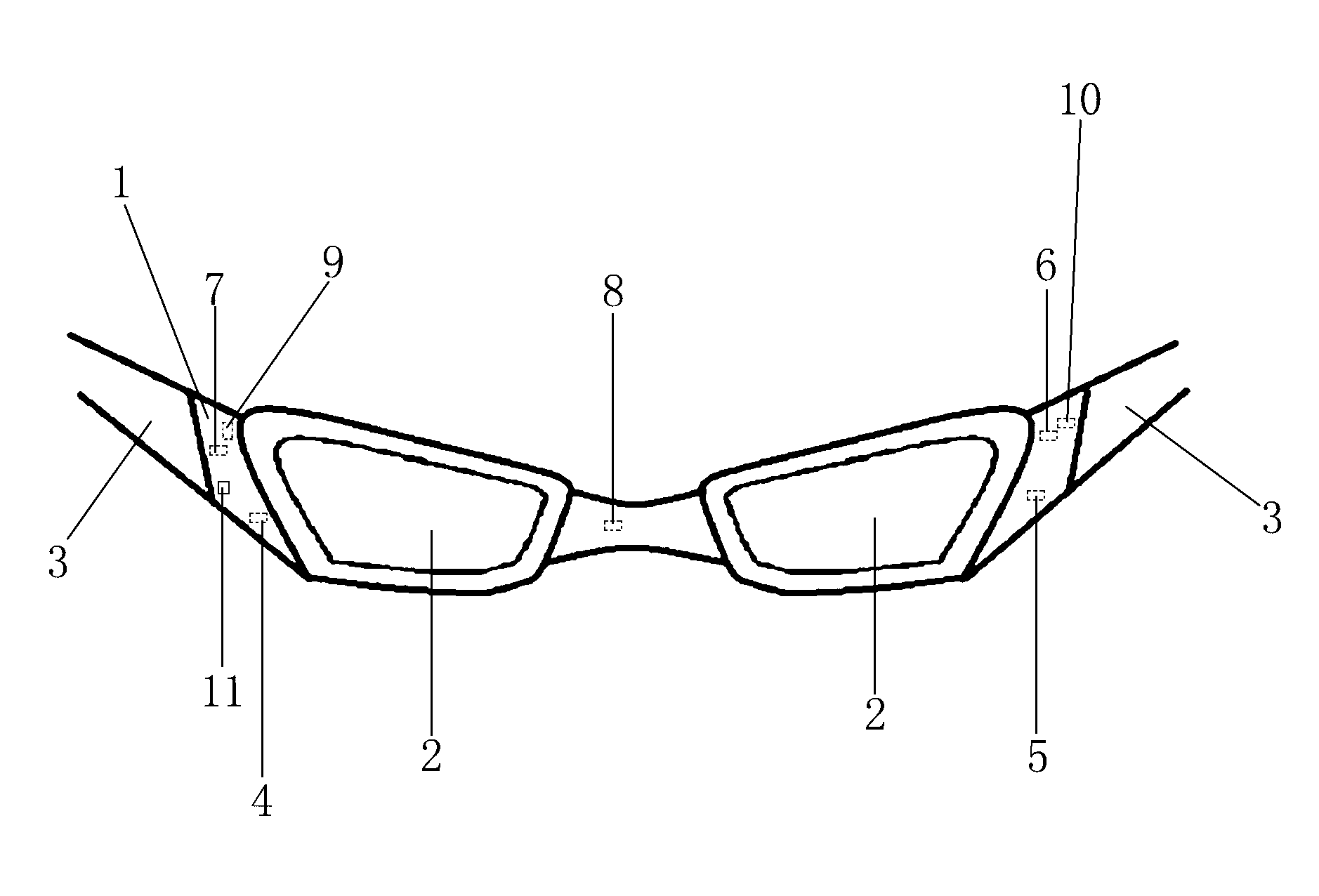 Multifunctional swimming goggles