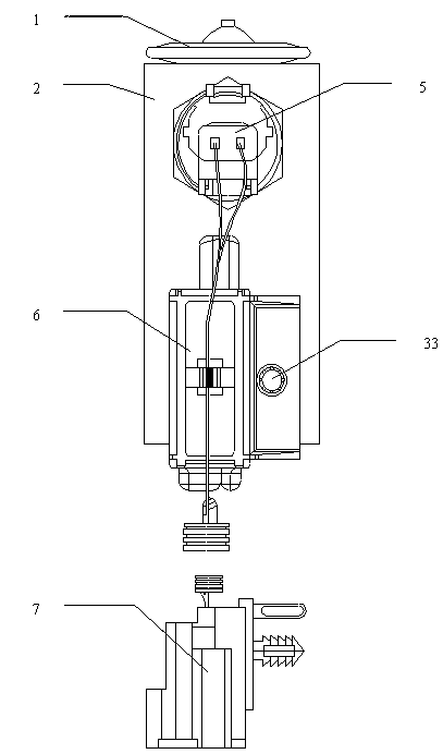 Refrigerant throttling device with temperature and pressure monitoring function