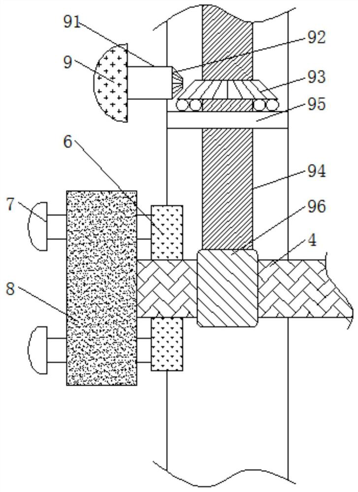 Paper tube adjusting mechanism based on paper winding machine, and application of paper tube adjusting mechanism