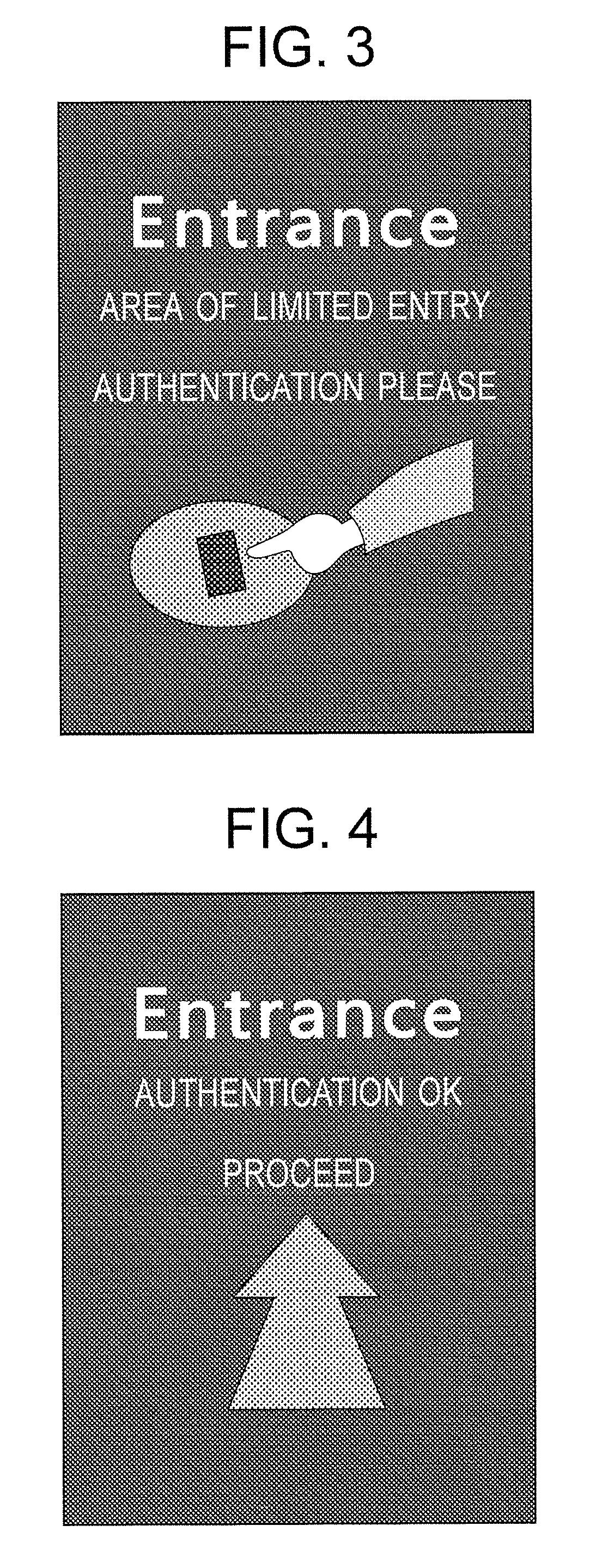 Floating image display device