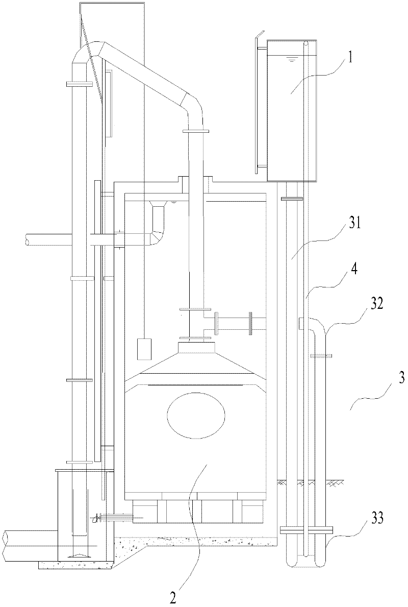 Gravity valveless filter