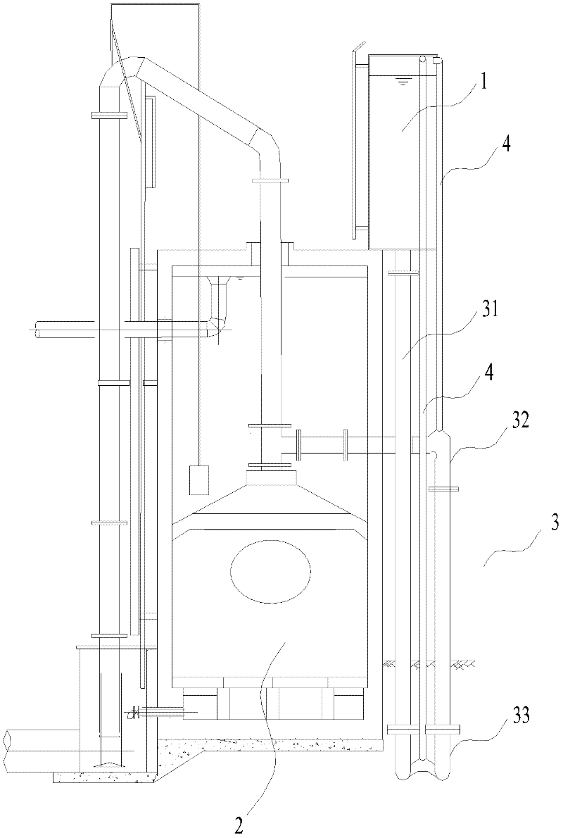 Gravity valveless filter