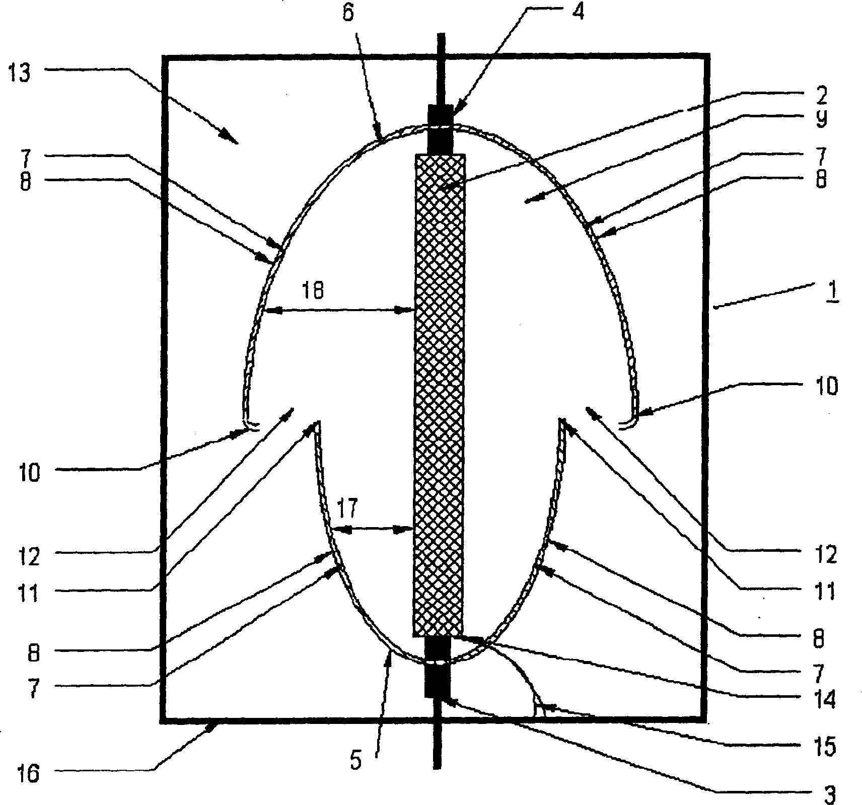 Insulating system with field control elements and method for making same
