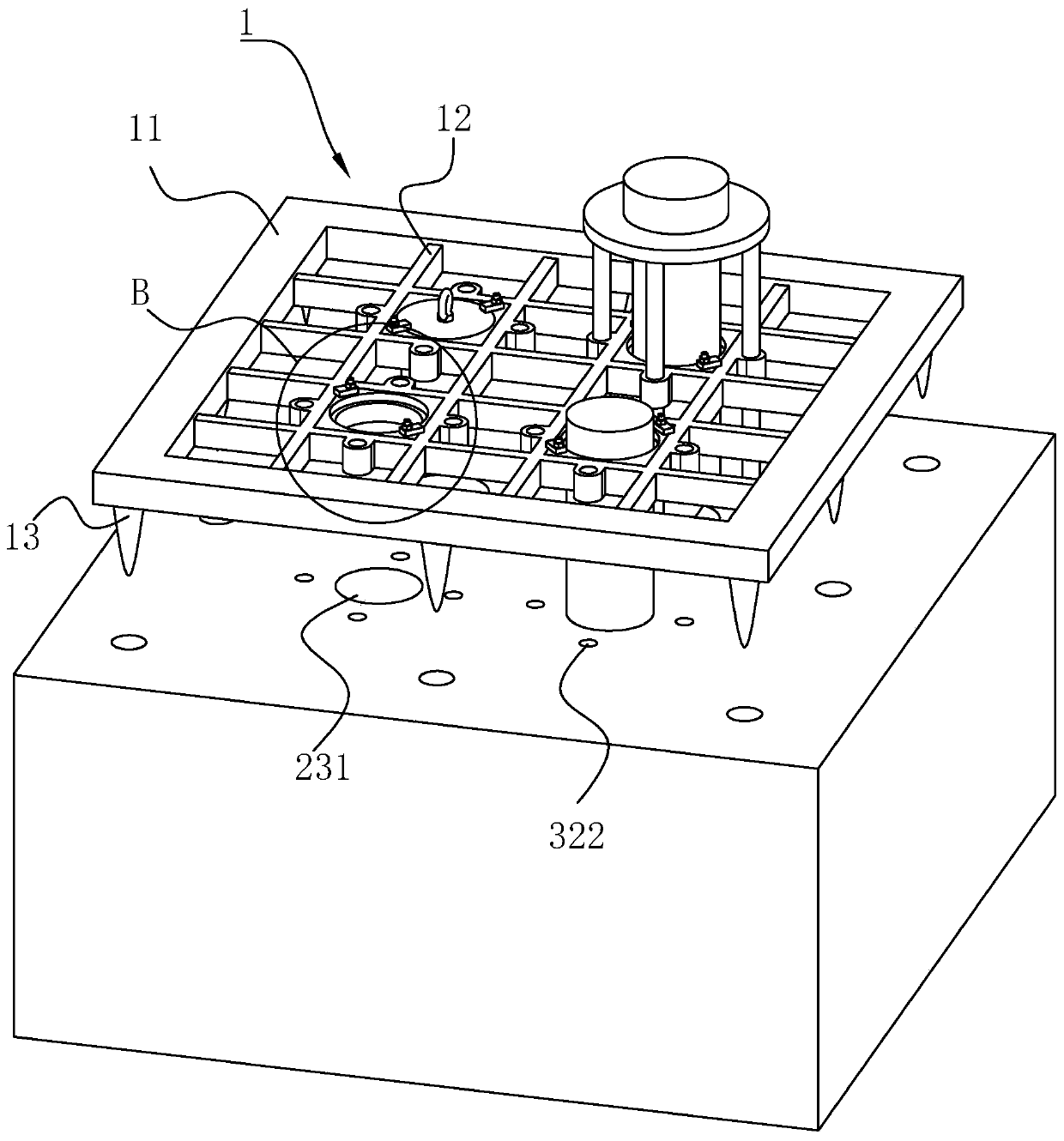 An engineering pipe pile foundation