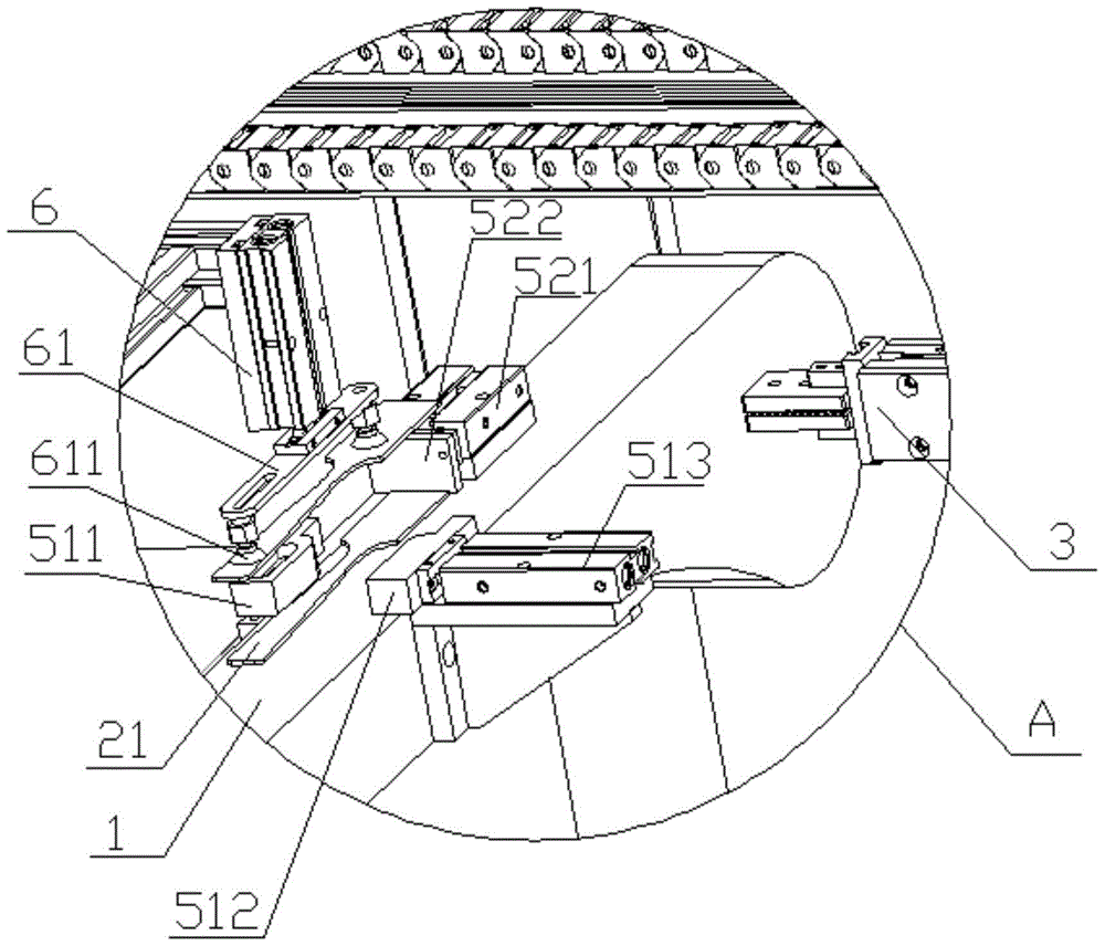 A directional conveying mechanism for tableware processing