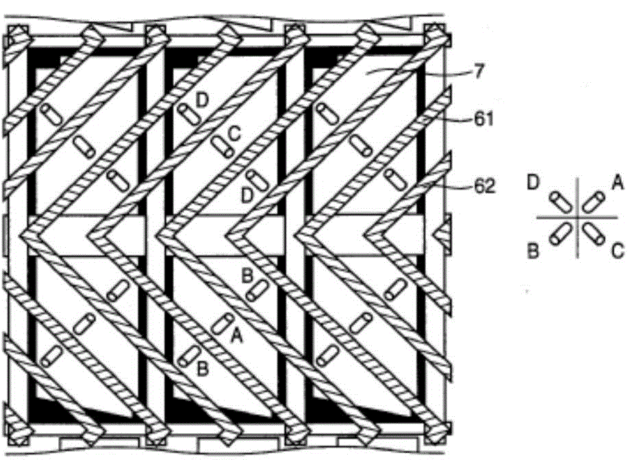 Display method and device applied to MVA (Multi-domain Vertical Alignment) wide-view-angle liquid crystal screen