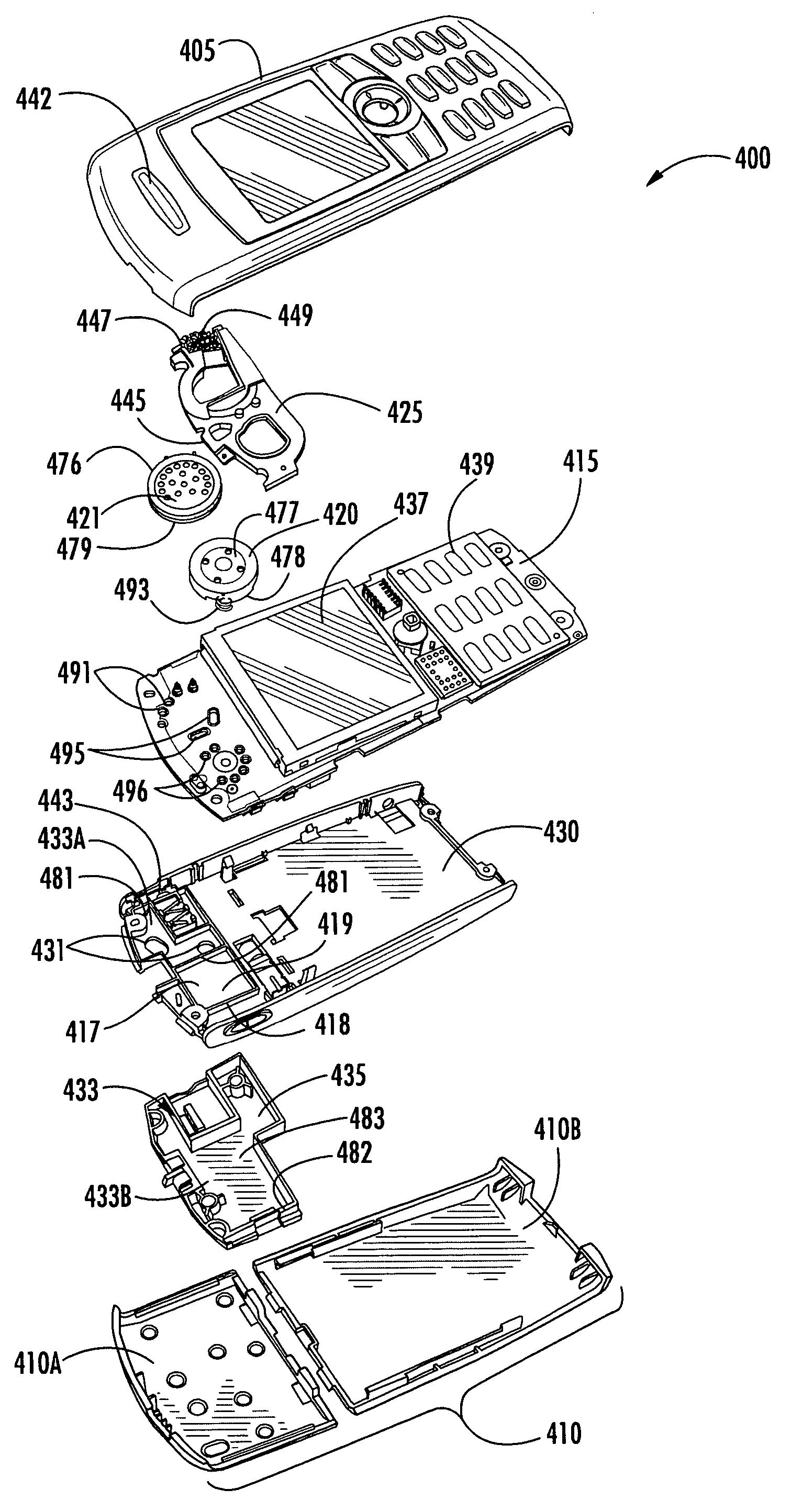 Speaker assemblies and mobile terminals including the same